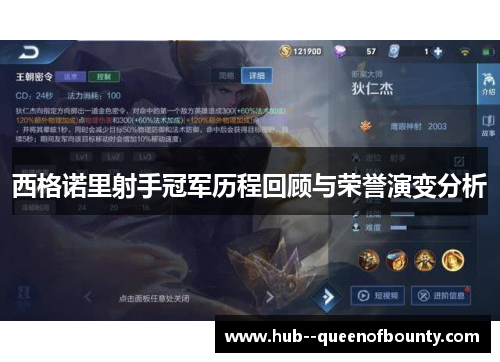 西格诺里射手冠军历程回顾与荣誉演变分析